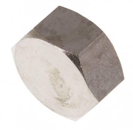 G 3/4'' Nickel plated Brass End cap 16 Bar [2 Pieces]