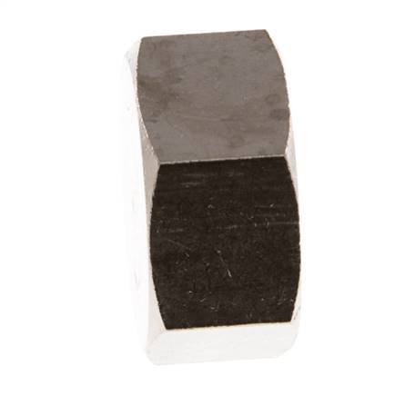 G 3/4'' Nickel plated Brass End cap 16 Bar [2 Pieces]