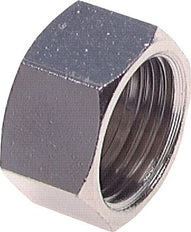 G 1/2'' Nickel plated Brass End cap 16 Bar [2 Pieces]
