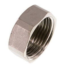 G 1'' Nickel plated Brass End cap 16 Bar [2 Pieces]