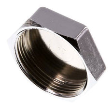 G 1 1/2'' Nickel plated Brass End cap 16 Bar