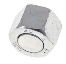 UN 11/16''-16 Zinc plated Steel End cap ORFS 630 Bar