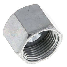 UNS 1''-14 Zinc plated Steel End cap ORFS 400 Bar