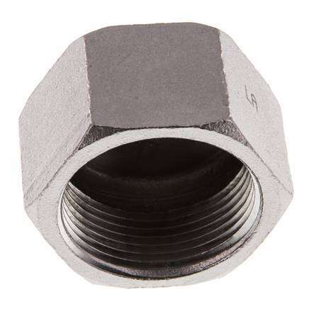 1 1/4'' NPT Stainless steel End cap 16 Bar