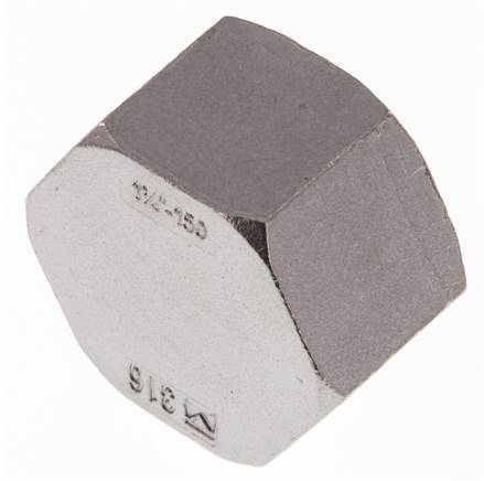 1 1/4'' NPT Stainless steel End cap 16 Bar