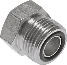 UNS 1''-14 Zinc plated Steel Closing Plug ORFS 400 Bar [2 Pieces]