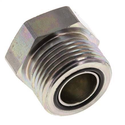 UN 1-3/16''-12 Zinc plated Steel Closing Plug ORFS 400 Bar