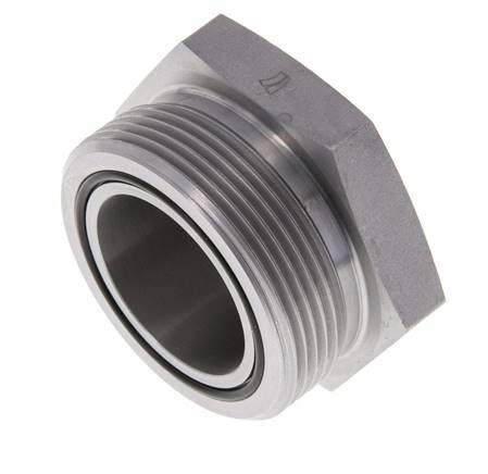 UN 2''-12 Zinc plated Steel Closing Plug ORFS 250 Bar