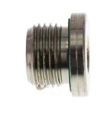 G 1/2'' Male Zinc plated Steel Closing plug with Inner Hex and FKM Seal 400 Bar [2 Pieces]
