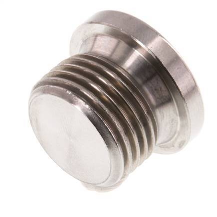 G 1/2'' Stainless steel Closing plug with Inner Hex 40 Bar