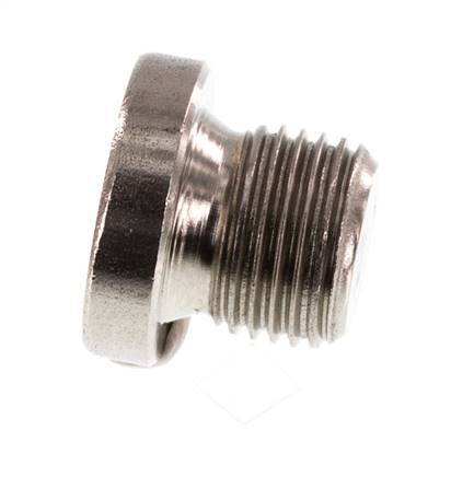 G 1/8'' Stainless steel Closing plug with Inner Hex 40 Bar