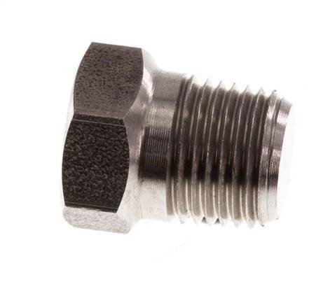 1/8'' NPT Male Stainless steel Closing plug with Outer Hex 345 Bar