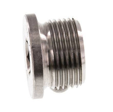 G 3/4'' Stainless steel Closing plug with Inner Hex 40 Bar