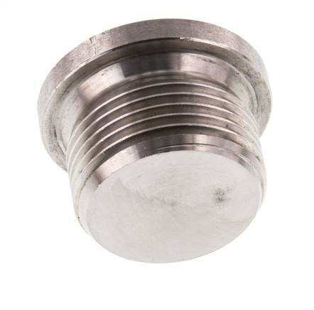 G 3/4'' Stainless steel Closing plug with Inner Hex 40 Bar