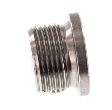 G 3/4'' Stainless steel Closing plug with Inner Hex 40 Bar