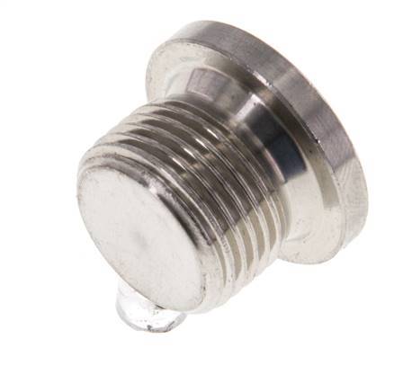G 3/8'' Stainless steel Closing plug with Inner Hex 40 Bar