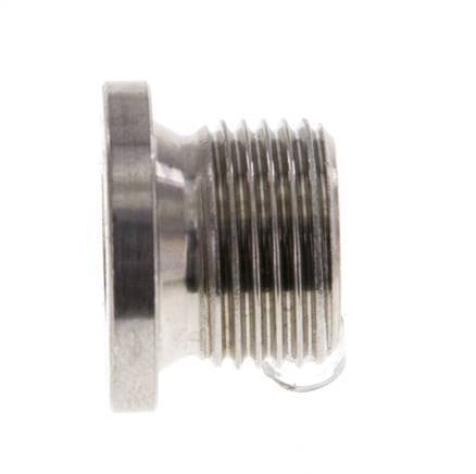 G 3/8'' Stainless steel Closing plug with Inner Hex 40 Bar