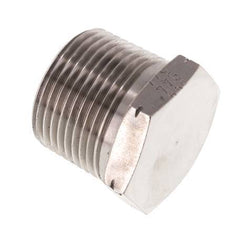 1'' NPT Male Stainless steel Closing plug with Outer Hex 140 Bar