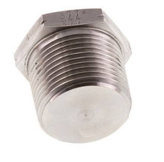 1'' NPT Male Stainless steel Closing plug with Outer Hex 140 Bar