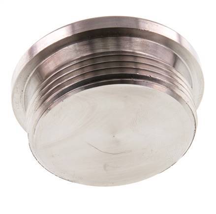 G 1 1/2'' Stainless steel Closing plug with Inner Hex 40 Bar