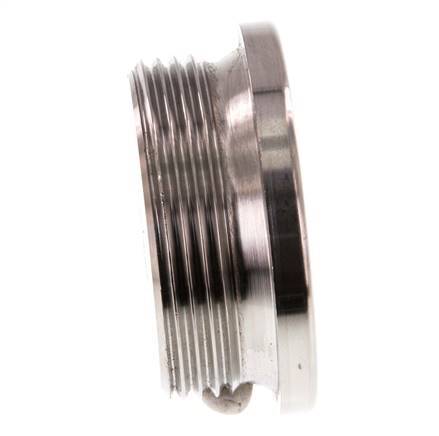 G 1 1/2'' Stainless steel Closing plug with Inner Hex 40 Bar