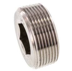 1 1/2'' Stainless steel Closing plug with Inner Hex without collar 40 Bar