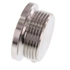 G 1 1/4'' Stainless steel Closing plug with Inner Hex 40 Bar