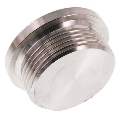 G 1 1/4'' Stainless steel Closing plug with Inner Hex 40 Bar