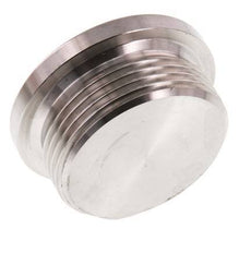 G 1 1/4'' Stainless steel Closing plug with Inner Hex 40 Bar