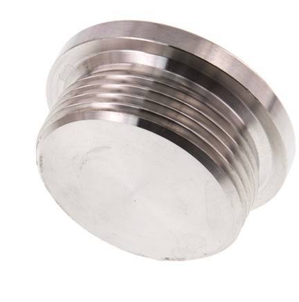 G 1 1/4'' Stainless steel Closing plug with Inner Hex 40 Bar