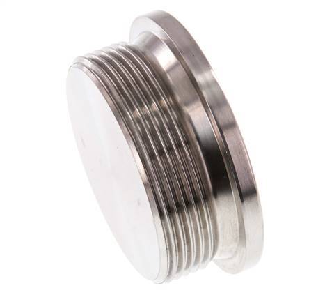 G 2'' Stainless steel Closing plug with Inner Hex 40 Bar