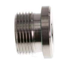 G 3/4'' Male Stainless steel Closing plug with Inner Hex and FKM Seal 400 Bar