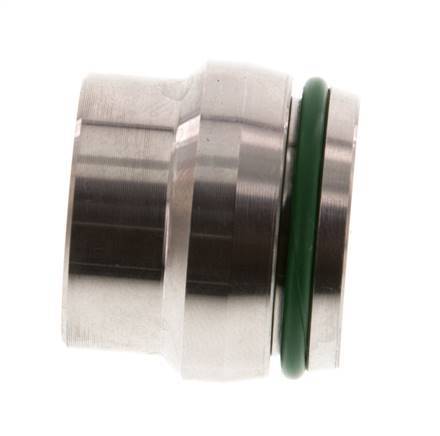 25S Stainless steel Closing Plug for Cutting Ring Fittings 400 Bar DIN 2353