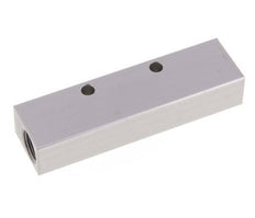 2xG 3/8'' x 3xG 1/4'' Aluminium Distributor Block One-sided 16 Bar