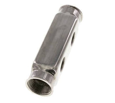 2xG 1'' x 4xG 1/2'' Stainless steel Distributor Block Double-sided 10 Bar