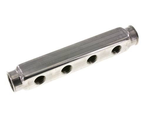 2xG 1'' x 4xG 1/2'' Stainless steel Distributor Block One-sided 10 Bar