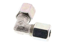 6LL Zinc plated Steel 90 deg Elbow Cutting ring 100 Bar DIN 2353