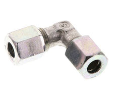 6LL Zinc plated Steel 90 deg Elbow Cutting ring 100 Bar DIN 2353