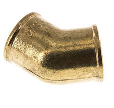 Rp 3/4'' Brass 45 deg Elbow Fitting 16 Bar