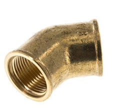 Rp 3/4'' Brass 45 deg Elbow Fitting 16 Bar