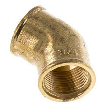 Rp 3/4'' Brass 45 deg Elbow Fitting 16 Bar