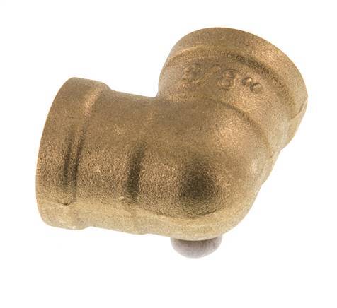 G 3/8'' Brass 90 deg Elbow Fitting 16 Bar [2 Pieces]
