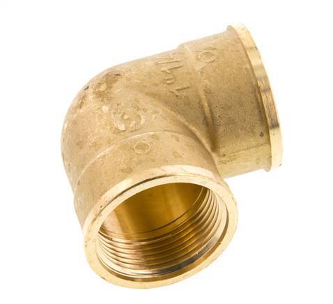 G 1 1/4'' Brass 90 deg Elbow Fitting 16 Bar