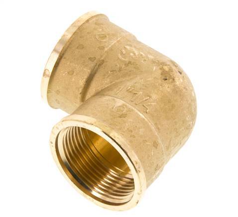 G 1 1/4'' Brass 90 deg Elbow Fitting 16 Bar