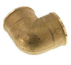 G 2'' Brass 90 deg Elbow Fitting 16 Bar