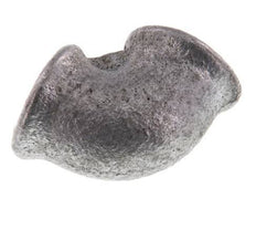 Rp 1/2'' Zinc plated Cast iron 90 deg Elbow Fitting 25 Bar [5 Pieces]