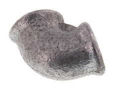 Rp 1/2'' Zinc plated Cast iron 90 deg Elbow Fitting 25 Bar [5 Pieces]