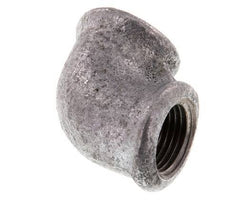 Rp 1/2'' Zinc plated Cast iron 90 deg Elbow Fitting 25 Bar [5 Pieces]