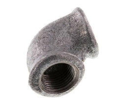 Rp 1/2'' Zinc plated Cast iron 90 deg Elbow Fitting 25 Bar [5 Pieces]