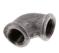 Rp 1/2'' Zinc plated Cast iron 90 deg Elbow Fitting 25 Bar [5 Pieces]